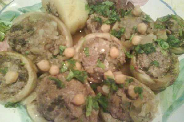 Artichauts farcis � la viande