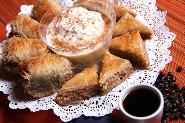 Baklawa � la cr�me de caf�