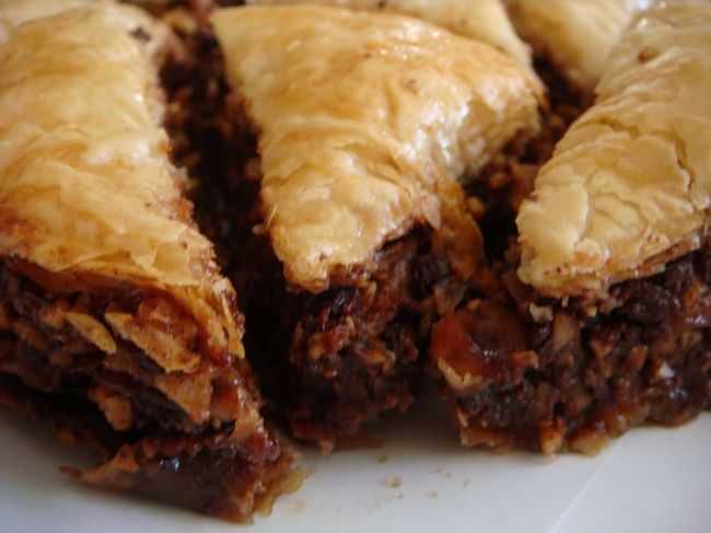Recette de baklawa aux dattes et noix