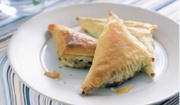 Recette de bricks aux épinards et feta