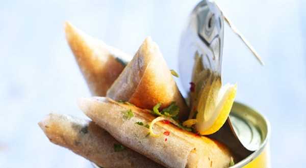Recette de bricks au thon et aux olives