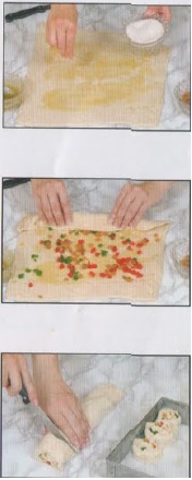 Brioche Roul� aux fruits confits