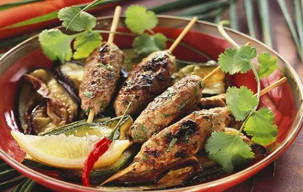 Brochettes de kefta � la Marocaine