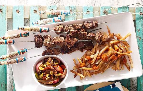 Brochettes de mouton � la Marocaine