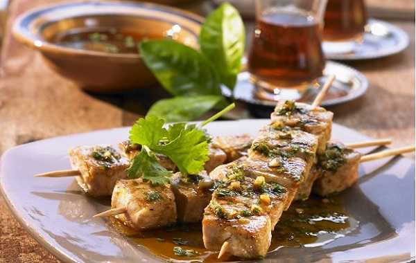 Recette de brochettes de thon