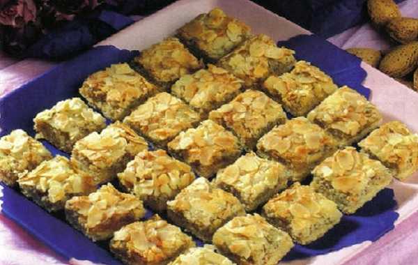 Carr�s aux amandes effil�es