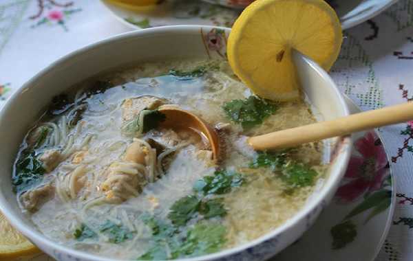 Chorba blanche au poulet 