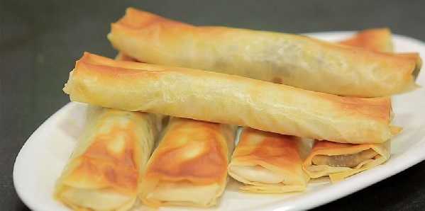 Cigares au thon et l�gumes