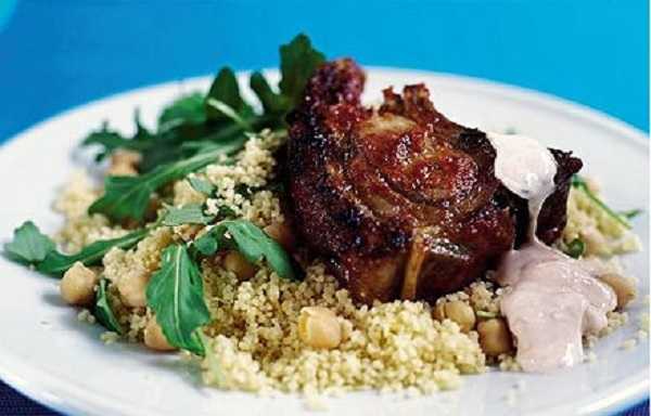 C�telettes d�agneau � la cannelle