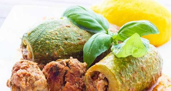 Courgettes farcies � la viande hach�e