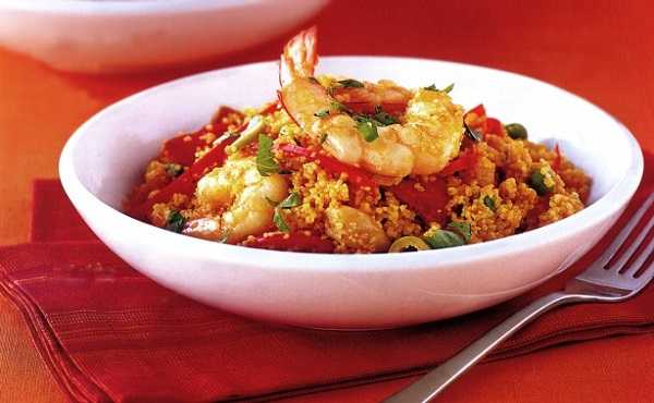 Recette de couscous aux épices façon paëlla