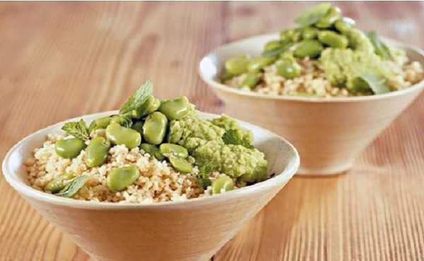 Couscous aux f�ves fra�ches 