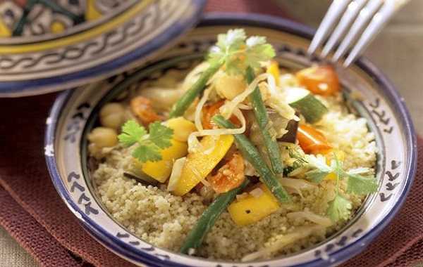 Couscous aux l�gumes et � l�harissa