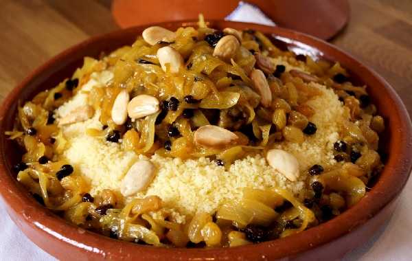 Couscous de Rabat au congre tfaya