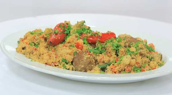 Couscous kabyle aux haricots verts 