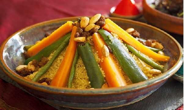 Couscous v�g�tarien aux l�gumes
