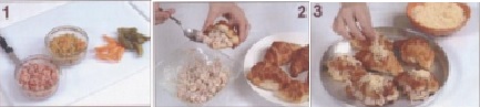 Croissants aux l�gumes confits