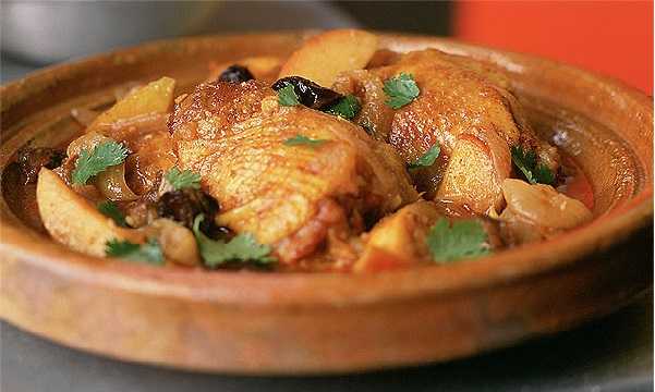 Recette de cuisses de poulet aux pruneaux