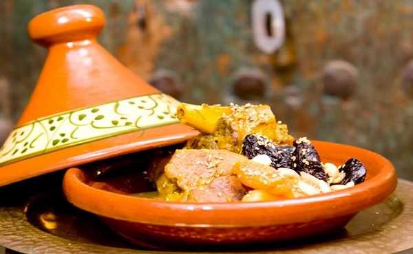 Recette de tajine aux abricots et pruneaux