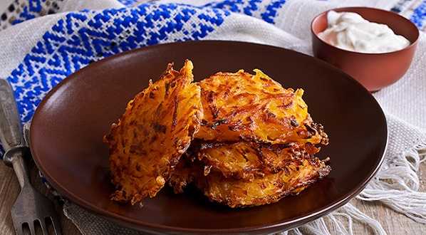 Galettes de pommes de terre r�p�es