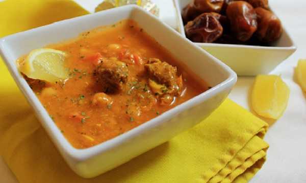 Recette de harira du ramadan
