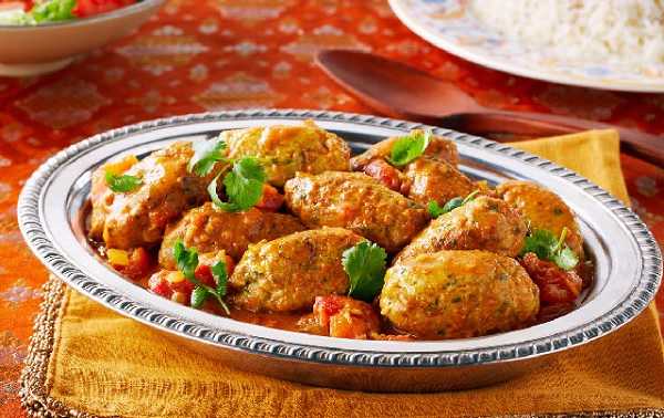 Kofta aux l�gumes en sauce