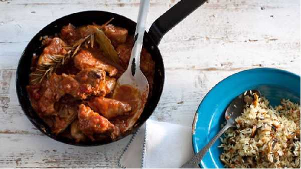 Recette de lapin � la sauce tomate