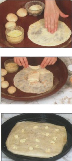 Msemen au miel et amandes
