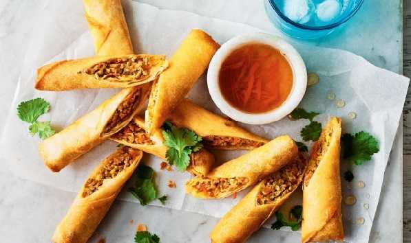 Recette de nems � la viande hach�e