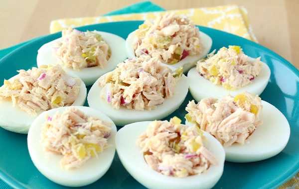 Oeufs farcis au thon