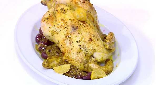 Poulet grill� � la coriandre