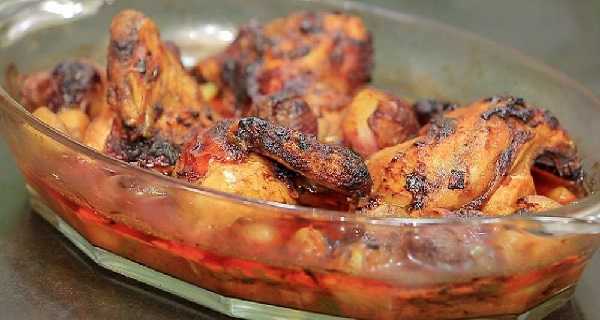 Poulet r�ti � la charmoula