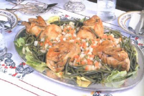 Poulet r�ti aux l�gumes