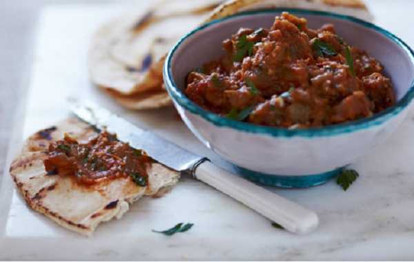 Pur�e d'aubergine (Zaalouk) 