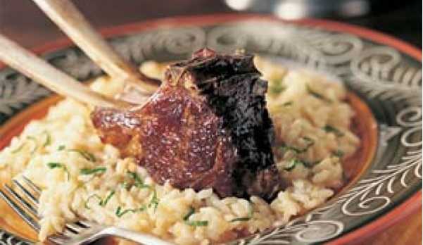 Recette de riz aux côtelettes d'agneau épicées