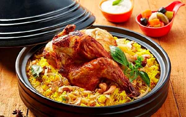 Recette de riz �pic� au poulet