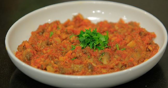 Salade d'Aubergines � la Marocaine