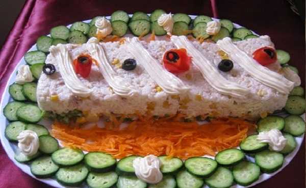 Salade compos�e au riz