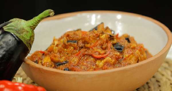 Recette de salade cuite d'aubergines