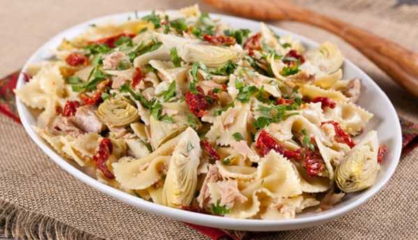Salade de p�tes au thon et aux l�gumes