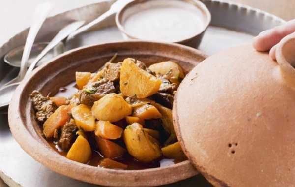 Recette de tajine  de viande aux topinambours
