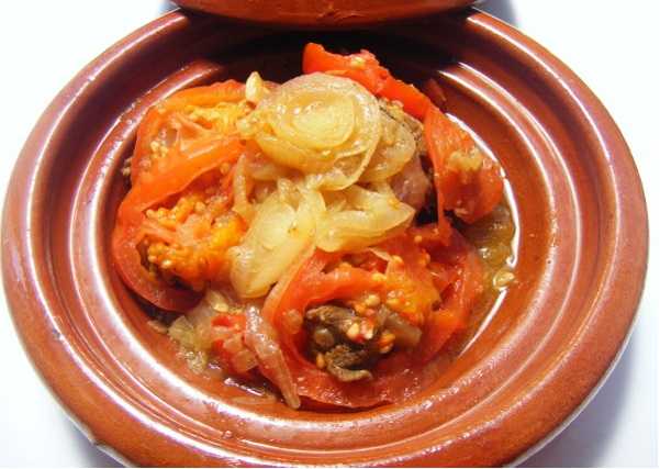 Tajine d�agneau � la tomate