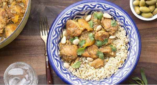 Tajine d'agneau aux abricots 