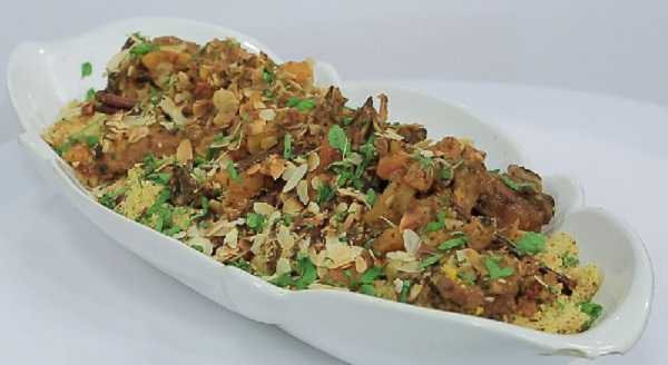 Tajine d'agneau aux pistaches