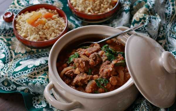 Tajine d'agneau et de lentilles