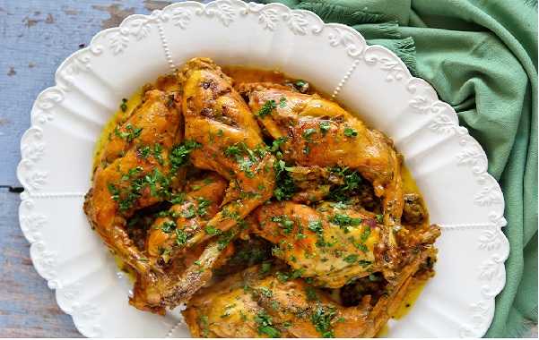 Recette de tajine de lapin au safran