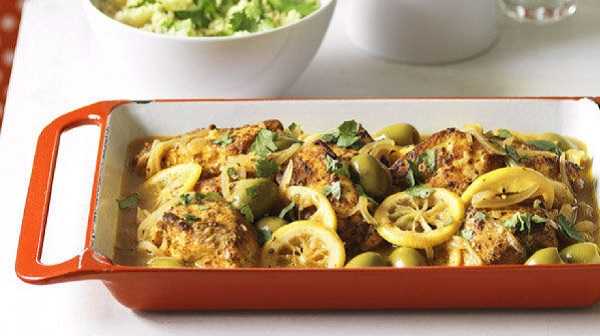 Tajine de lotte au citron confit 