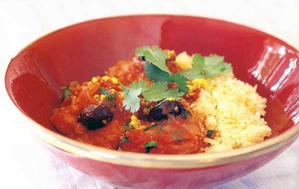 Recette de tajine de lotte aux olives