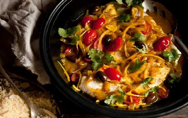 Recette de tajine de mulet