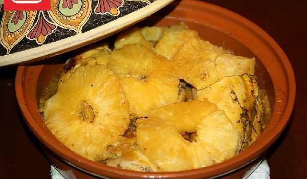 Tajine de poulet � l'ananas